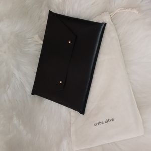 Tribe Alive Leathef Envelope Clutch